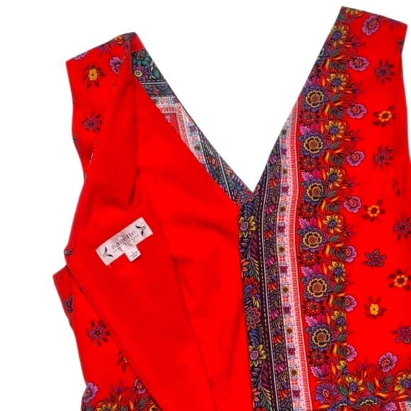 Nanette Lepore Floral Calypso Tank Dress Size 10 - Picture 7 of 8